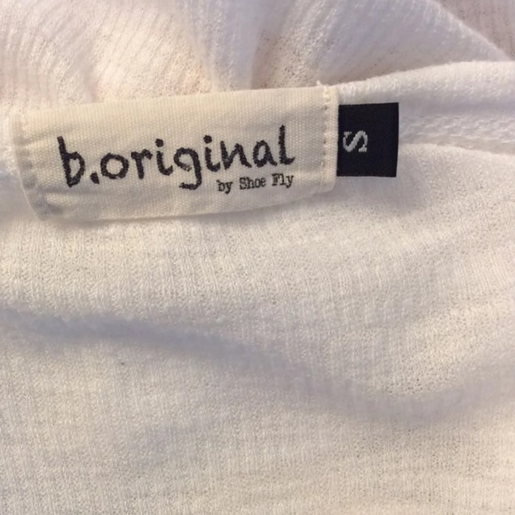 B Original Top White Stretchy Tank Graphic Womens Small - Picture 8 of 11